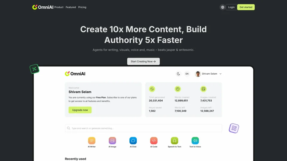 omniai.club | Create 10x More Content, Build Authority 5x Faster